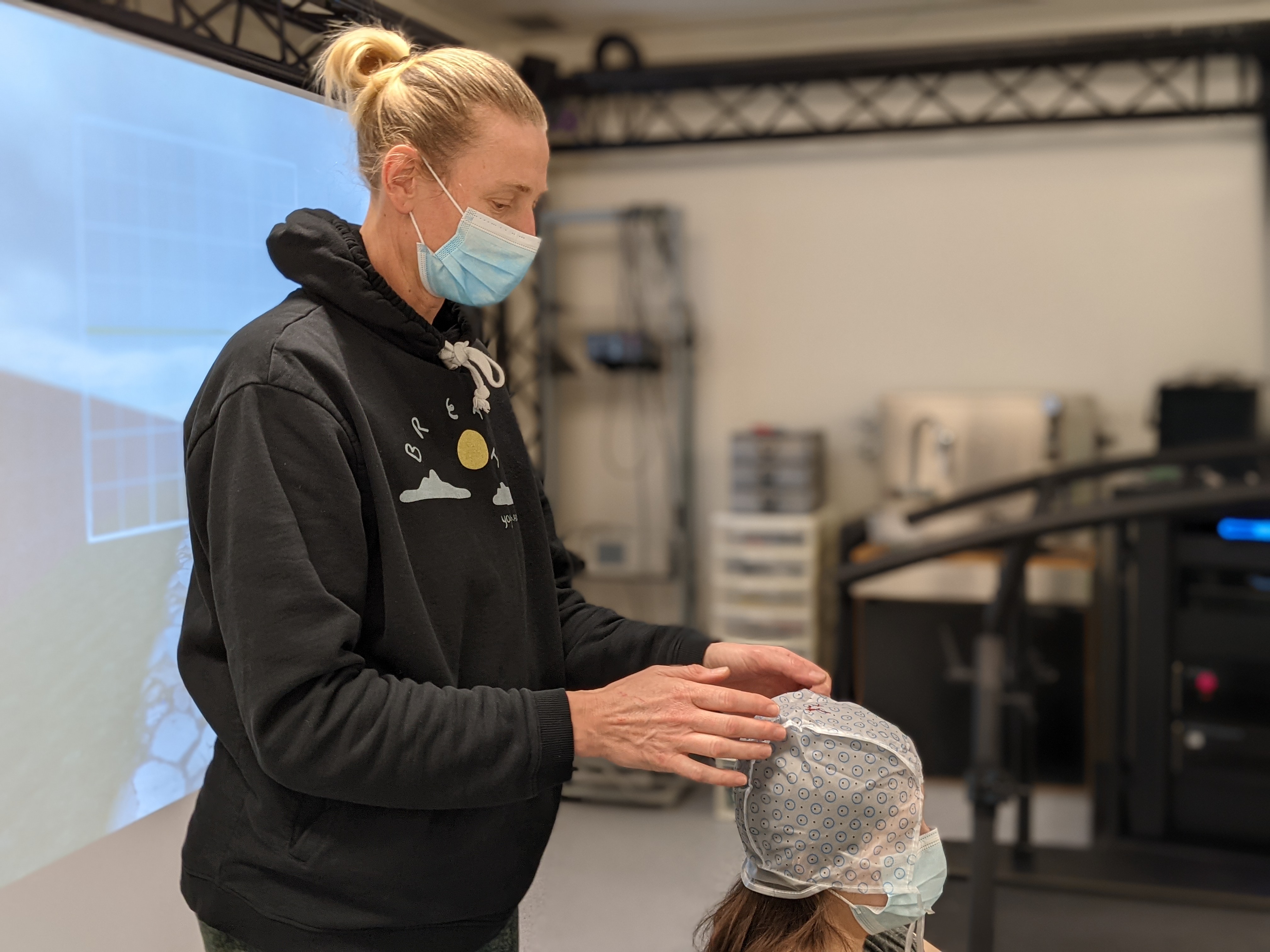 Human neurorehabilitation & high-density EEG locomotion setup